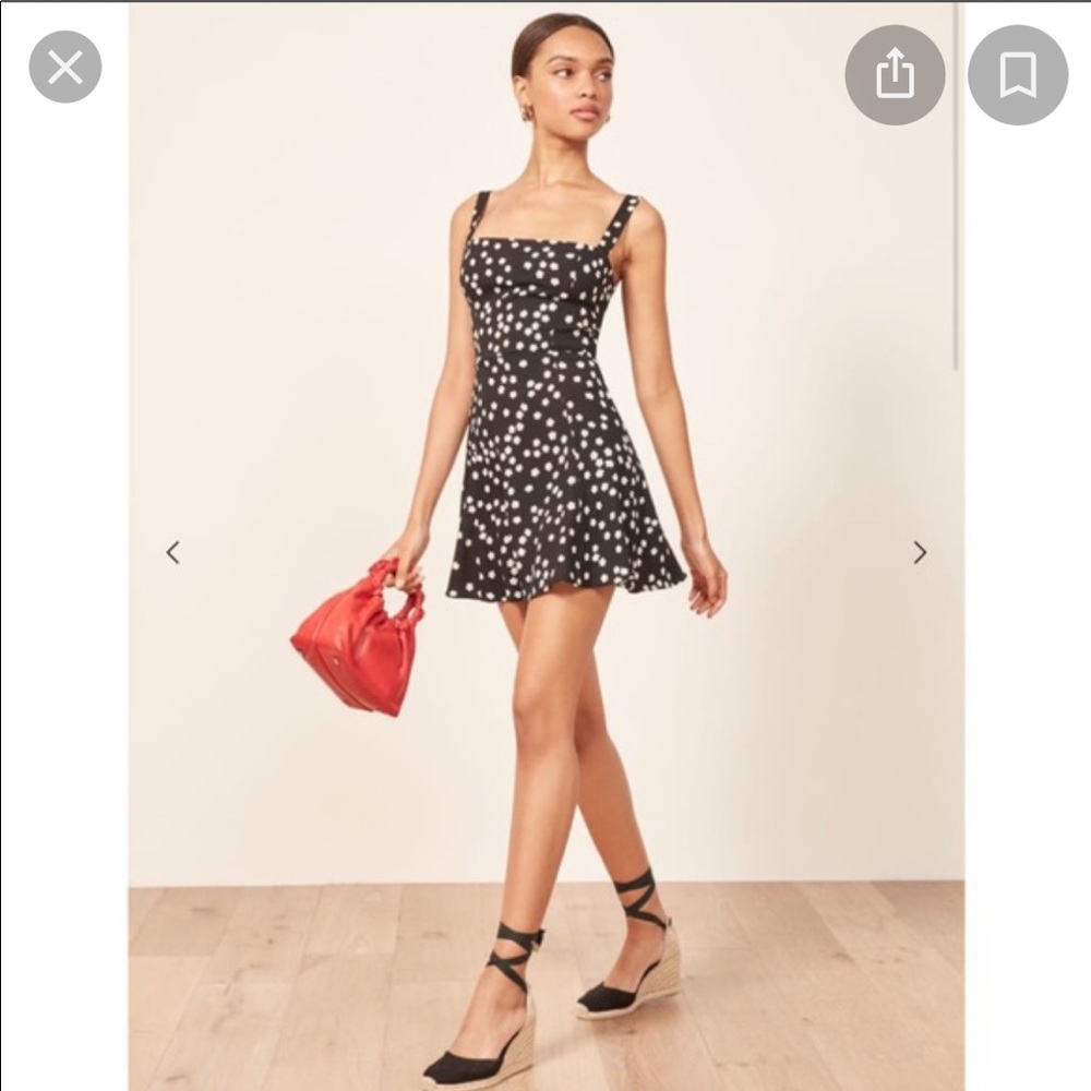 Reformation dress- with open back